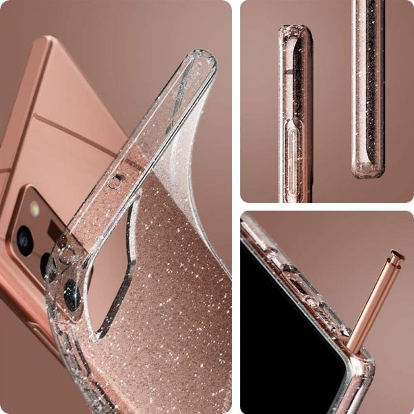 �����-�������� Spigen Liquid Crystal Glitter ��� Samsung Galaxy Note20 SM-N980 Crystal Quartz (ACS01416) - �������� 9