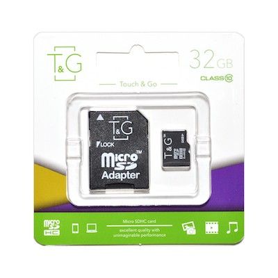����� ������ microSDHC, 32Gb, Class10 UHS-I, T&G, SD �������, TG-32GBSD10U1-01 - �������� 1