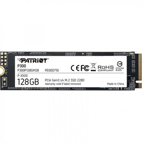 SSD ���������� Patriot P300 128Gb M.2 PCI-E 4x 3D TLC (P300P128GM28) - �������� 1