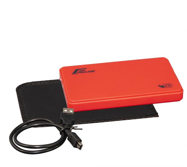   Frime SATA HDD/SSD 2.5", USB 2.0, Plastic, Red (FHE15.25U20) -  1