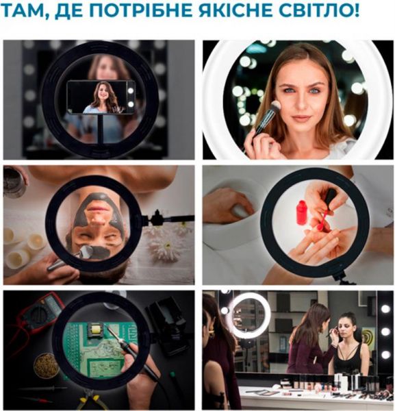 ʳ������ USB LED-����� ACCLAB Ring of Light AL-LR101MB + ������� � Bluetooth ��������� (1283126502057) - �������� 5