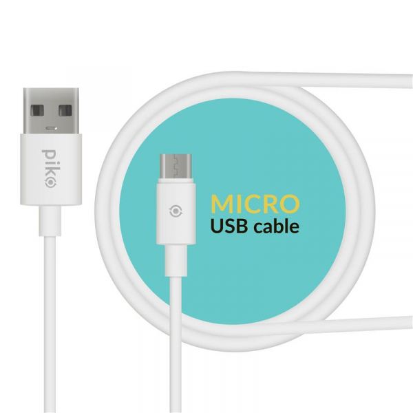 ������ Piko CB-UM11 USB-microUSB 1.2� White (1283126496172) - �������� 1