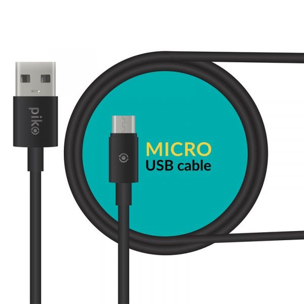 ������ Piko CB-UM10 USB-microUSB 0.2� Black (1283126493874) - �������� 1