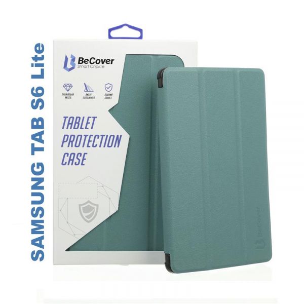 �����-������ BeCover Smart ��� Samsung Galaxy Tab S6 Lite SM-P610/SM-P615 Dark Green (705214) - �������� 1