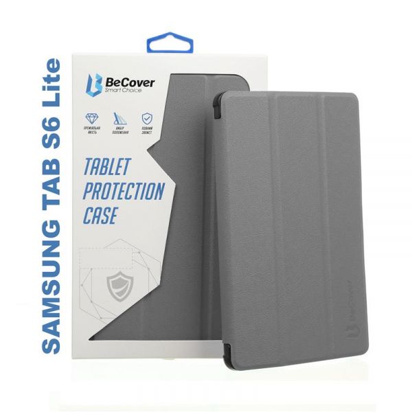 �����-������ BeCover Smart ��� Samsung Galaxy Tab S6 Lite 10.4 P610/P613/P615/P619 Gray (705215) - �������� 1