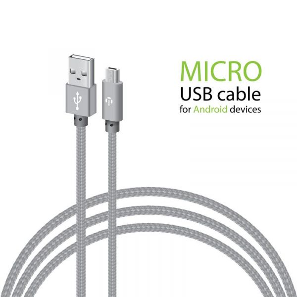 ������ Intaleo CBGNYM1 USB-microUSB 1� Grey (1283126477676) - �������� 4