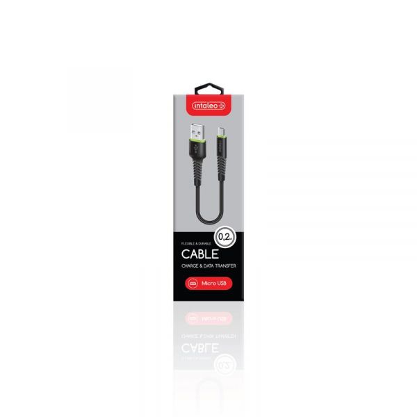 ������ Intaleo CBFLEXM0 USB-microUSB 0.2� Black (1283126487422) - �������� 4