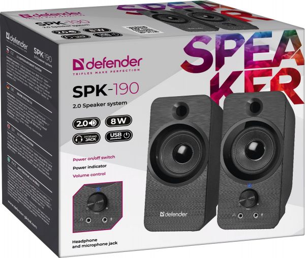 ��������� ������� Defender SPK-190 Black (65190) - �������� 3