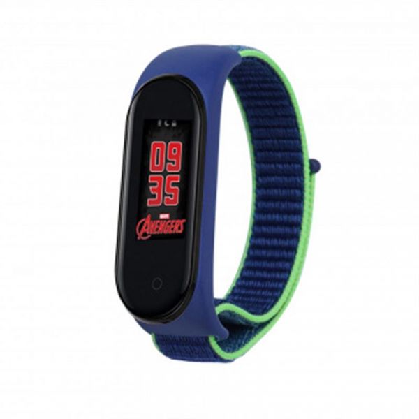 ������� BeCover Nylon Style ��� Xiaomi Mi Smart Band 5 Blue/Green (705418) - �������� 1