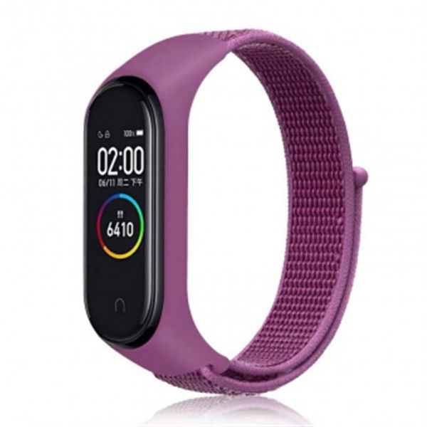 ������� BeCover Nylon Style ��� Xiaomi Mi Smart Band 5 Purple (705429) - �������� 1