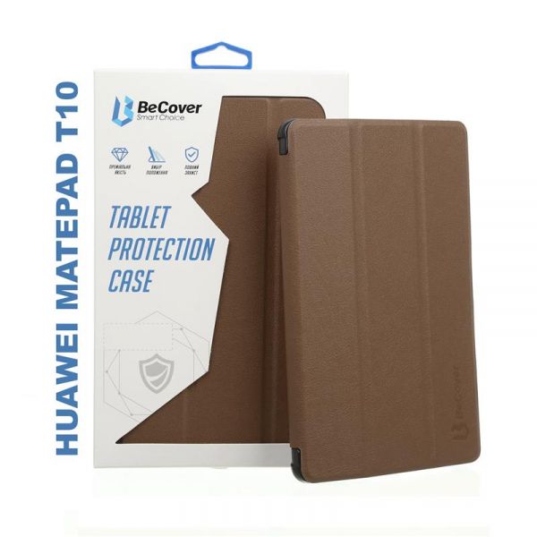 �����-������ BeCover Smart Case ��� Huawei MatePad T10 Brown (705389) - �������� 1