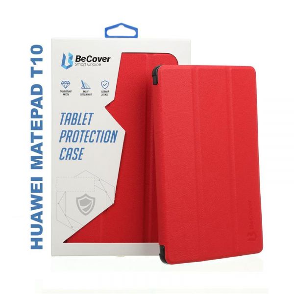 �����-������ BeCover Smart Case ��� Huawei MatePad T10 Red (705395) - �������� 1
