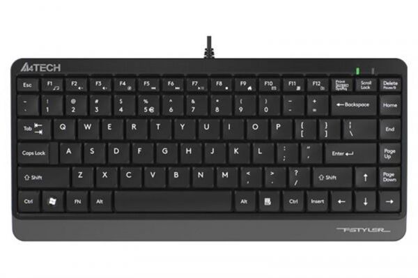  A4Tech FK11 USB (Grey) Fstyler Compact Size keyboard, USB -  1