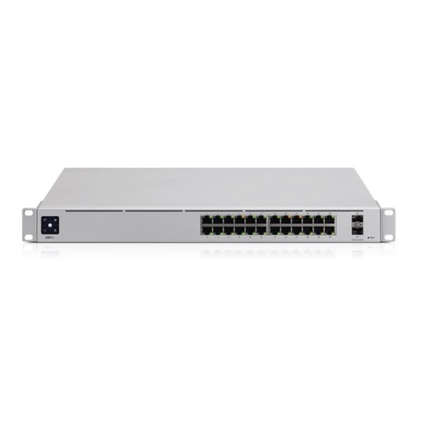 ���������� Ubiquiti UniFi USW-PRO-24 (24xGE, 2xSFP+, 1.3" touch LCM, L3) - �������� 1