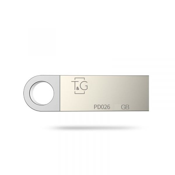 USB Flash Drive 64Gb T&G 026 Metal series Silver (TG026-64G) -  1
