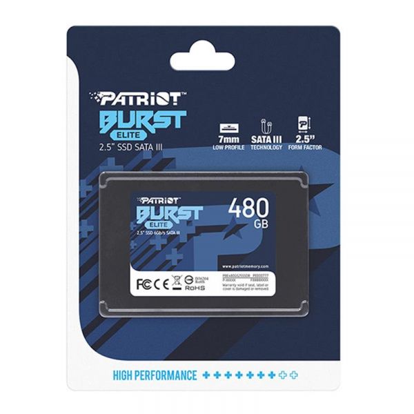  SSD 2.5" 480GB Burst Elite Patriot (PBE480GS25SSDR) -  3
