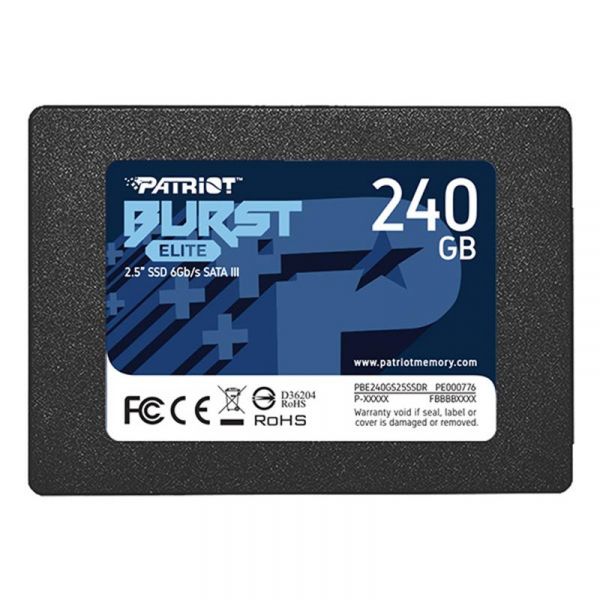SSD ���������� Patriot Burst Elite 240GB 2.5" SATAIII TLC (PBE240GS25SSDR) - �������� 1