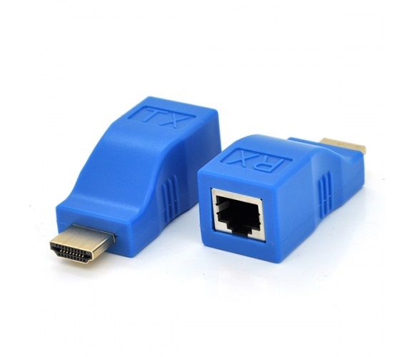  Voltronic (YT-SCPE HDMI-30m720P/14662) HDMI-RJ-45 Blue -  1