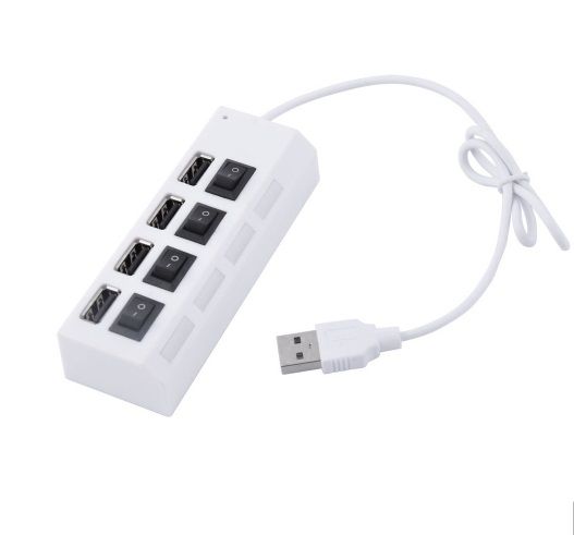  USB2.0 Voltronic 4USB2.0 White (YT-HWS4HS-W/03961), Blister -  1