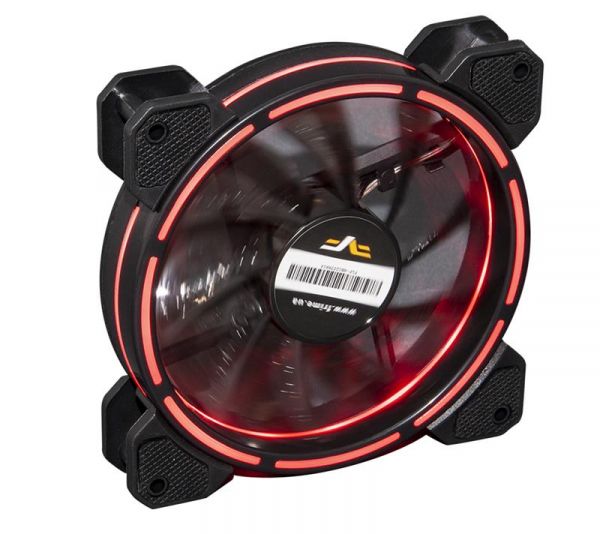 ���������� 120 mm Frime Iris LED Fan Think Ring Red (FLF-HB120TRR16), 120x120x25mm - �������� 1