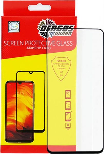 �������� ������ Dengos ��� Oppo A74 Black Full Glue (TGFG-177) - �������� 1