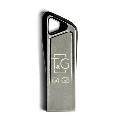 USB Flash Drive 64Gb T&G 114 Metal series Silver (TG114-64G) -  1