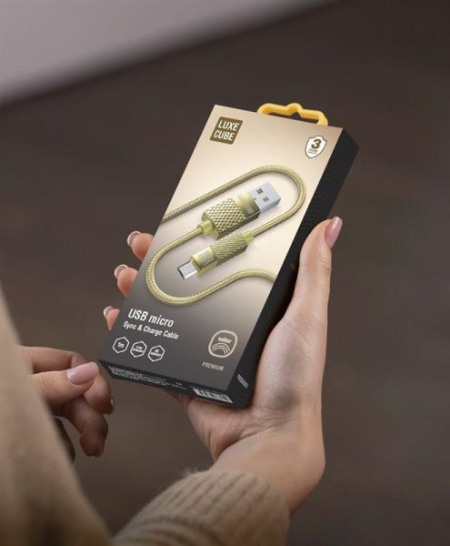 ������ Luxe Cube Premium USB-microUSB, 1�, ���������� (8889986489885) - �������� 2