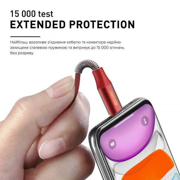 ������ Luxe Cube Armored USB-Lightning, 1�, ������� (8886668686099) - �������� 4