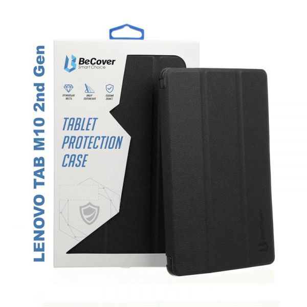 �����-������ BeCover Smart ��� Lenovo Tab M10 HD 2nd Gen TB-X306 Black (705627) - �������� 1