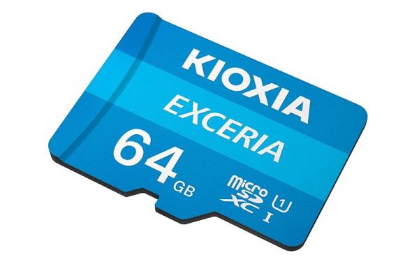   MicroSDXC   64GB UHS-I Class 10 Kioxia Exceria R100MB/s (LMEX1L064GG2) + SD- -  3