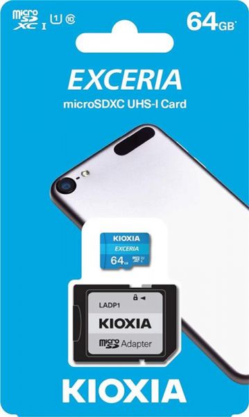 ����� ���'�� ����� ���'�� Kioxia 64GB microSDXC class 10 UHS-I Exceria (LMEX1L064GG2) - �������� 4