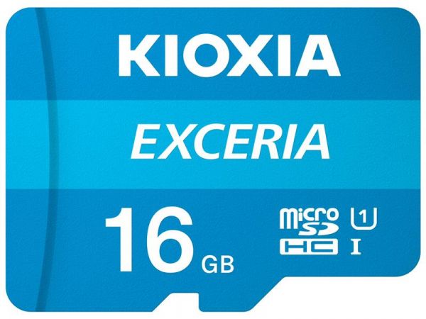   MicroSDHC   16GB UHS-I Class 10 Kioxia Exceria R100MB/s (LMEX1L016GG2) + SD- -  1