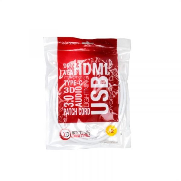 �������� ������-���������� Extradigital, White 75 ��, 1.5 � (KBV1793) - �������� 5