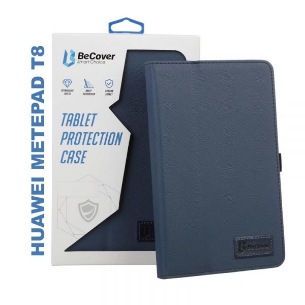 �����-������ BeCover Slimbook ��� Huawei MatePad T8 Deep Blue (705448) - �������� 1