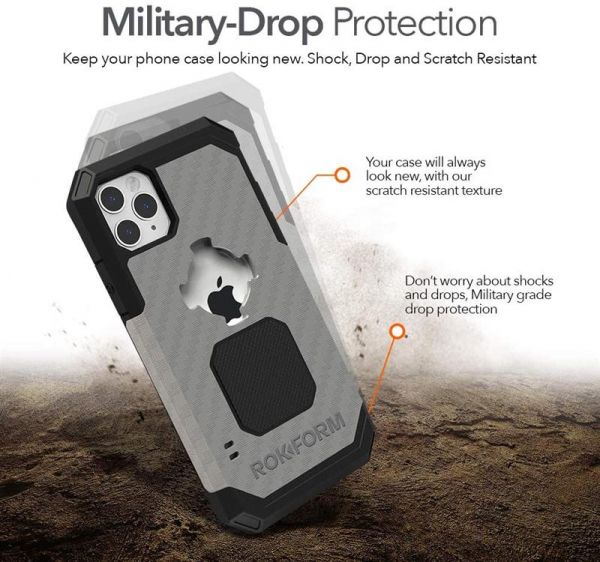 e- Rokform Rugged  Apple iPhone 11 Pro Gun Metal (306643P) -  2
