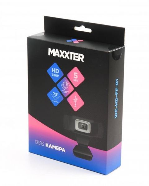 ���-������ Maxxter WC-HD-FF-01, USB 2.0, HD 1280x720, Auto-Focus, ������ ���� - �������� 4