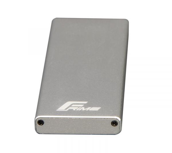 �������� ������ M.2 Frime (FHE201.M2U30) NGFF SATA Metal USB 3.0(TYPE-A) up to 5Gb/s Silver - �������� 1