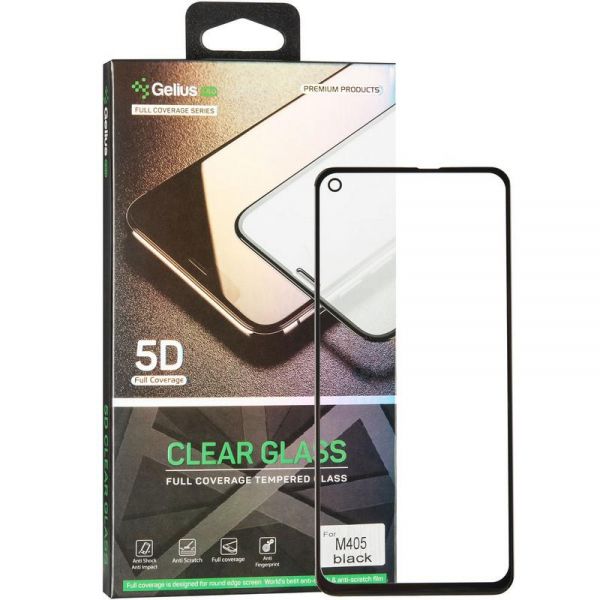   Gelius Pro 5D Clear Glass  Samsung Galaxy M40 SM-M405 Black (2099900745706) -  1