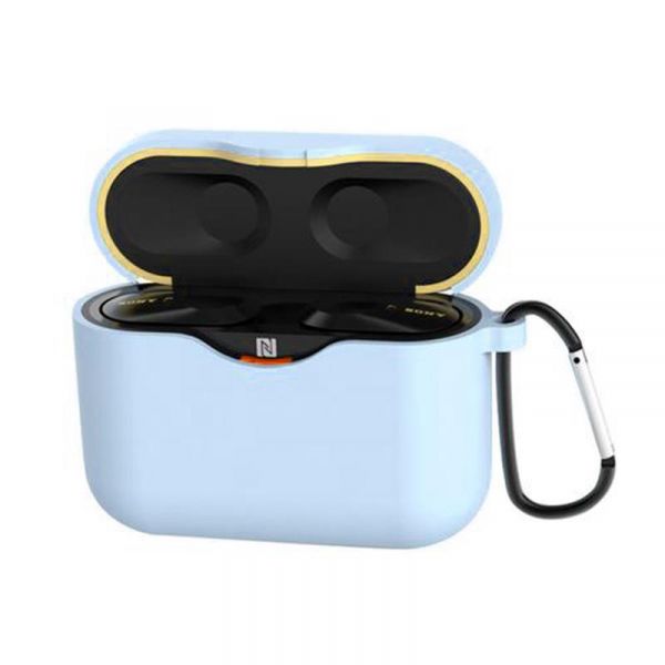 ����� BeCover Silicon ��� Sony WF-1000XM3 Light Blue (705691) - �������� 1