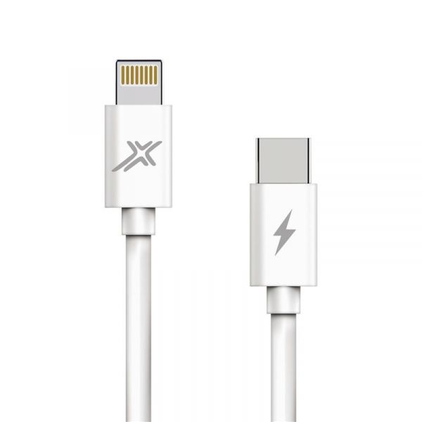  Grand-X USB-C-Lightning, Power Delivery, 20W, 1, White (CL-07) -  1