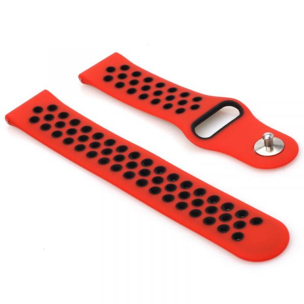  BeCover Vents Style  Xiaomi iMi KW66/Mi Watch Color/Watch S1 Active/Haylou LS01/LS05 Red-Black (705808) -  3