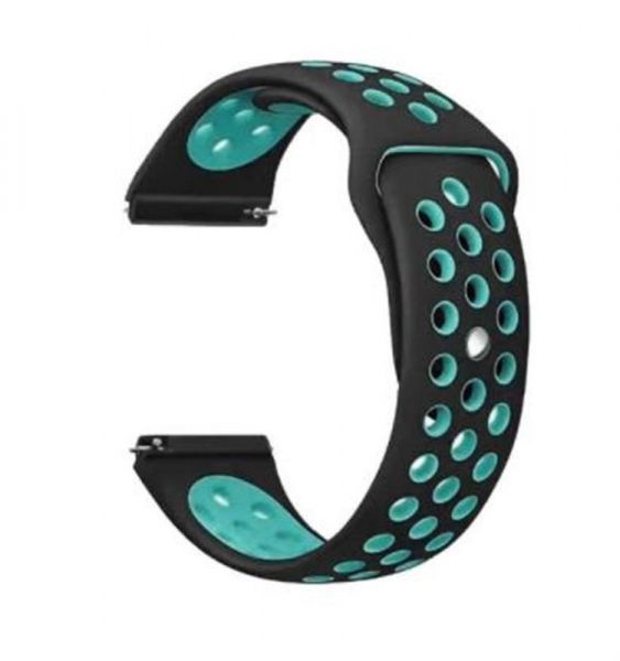 ������� BeCover Nike Style ��� Xiaomi Amazfit Bip/Bip Lite/Bip S Lite/GTR 42mm/GTS/TicWatch S2/TicWatch E Black-Blue (705701) - �������� 1