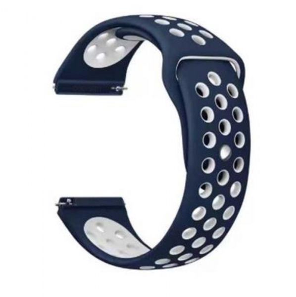 ������� BeCover Nike Style ��� Xiaomi Amazfit Bip/Bip Lite/Bip S Lite/GTR 42mm/GTS/TicWatch S2/TicWatch E Blue-White (705707) - �������� 1
