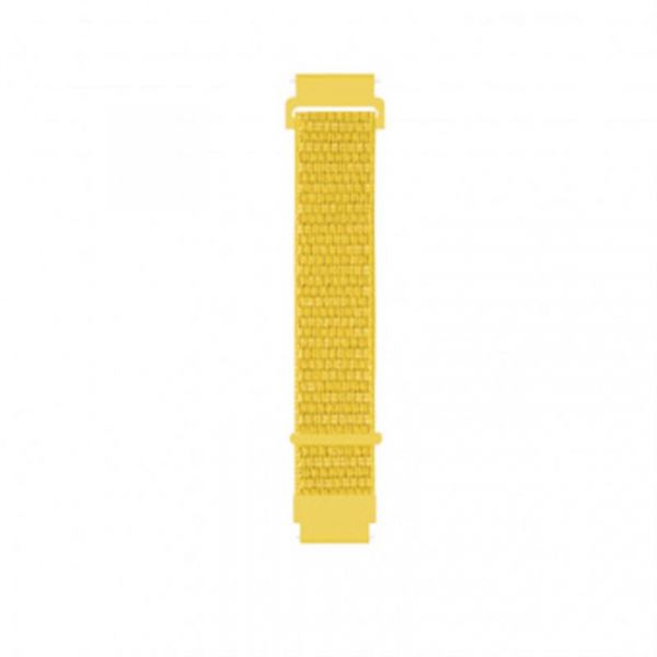  BeCover Nylon Style  Xiaomi iMi KW66/Mi Watch Color/Haylou LS01/Watch S1 Active Yellow (705887) -  2
