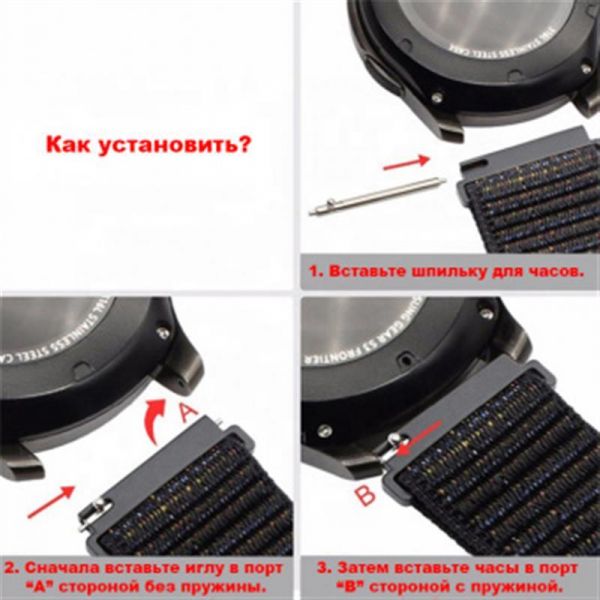 ������� BeCover Nylon Style ��� Amazfit Stratos 1/2/2S/3/GTR 2/GTR 47mm/GTR Lite 47mm/Nexo/Pace Yellow (705894) - �������� 5