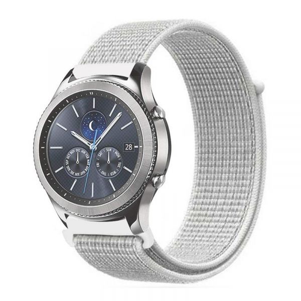 ������� BeCover Nylon Style ��� Samsung Galaxy Watch 42mm/Watch Active/Active 2 40/44mm/Watch 3 41mm/Gear S2 Classic/Gear Sport White (705823) - �������� 1