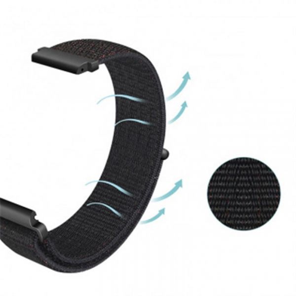 ������� BeCover Nylon Style ��� Amazfit Stratos 1/2/2S/3/GTR 2/GTR 47mm/GTR Lite 47mm/Nexo/Pace Red (705892) - �������� 3