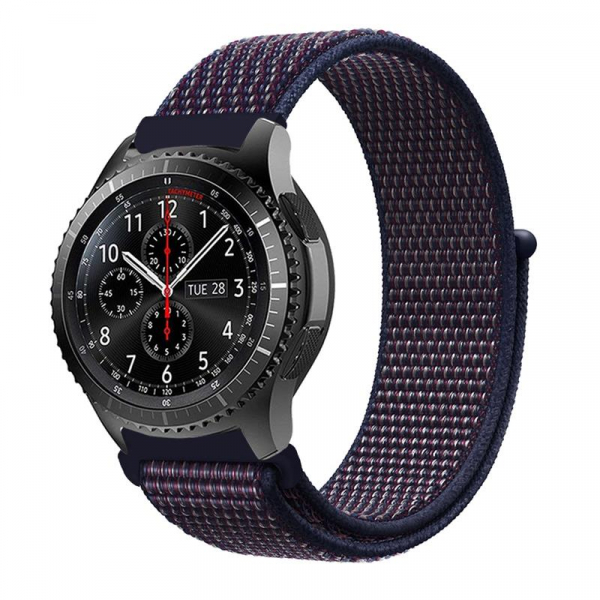 ������� BeCover Nylon Style ��� Xiaomi Amazfit Bip/Bip Lite/Bip S Lite/GTR 42mm/GTS/TicWatch S2/TicWatch E Deep Blue (705827) - �������� 1