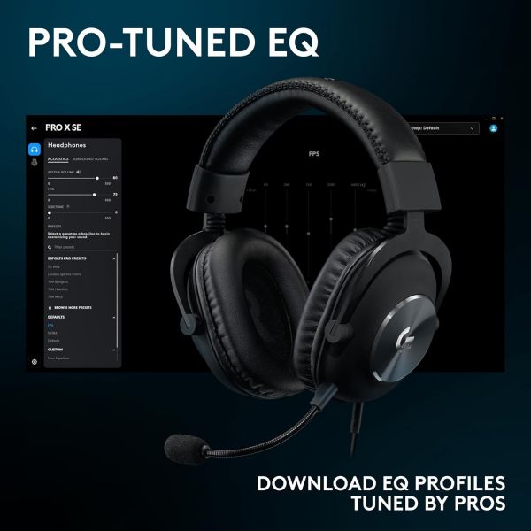 ��������� Logitech G Pro X SE Black (981-001470) - �������� 8