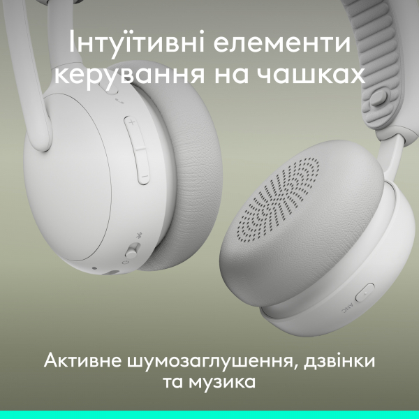 Bluetooth-��������� Logitech Zone Wireless 2 ES Off-White (981-001508) - �������� 8